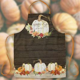 Delantal Nombre de familia de la familia de la Calabaza de