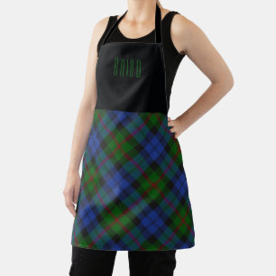 Delantal Nombre de la placa del chef Clan Baird Tartan