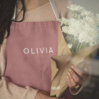Nombre de monograma de oro Rosa personalizado