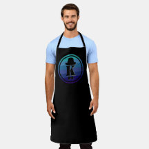 Nombre De Ombre Azul Monograma Inicial Para Hombre