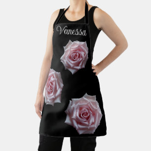 Delantal Nombre de personalizable Vanessa bonito rosa boho