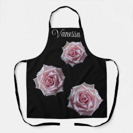 Delantal Nombre de personalizable Vanessa bonito rosa boho