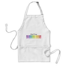 Delantal Nombre del Chef Fun Summer Higgins Beach Apron