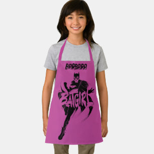 Delantal Nombre del Pincel de Tinta de Batgirl