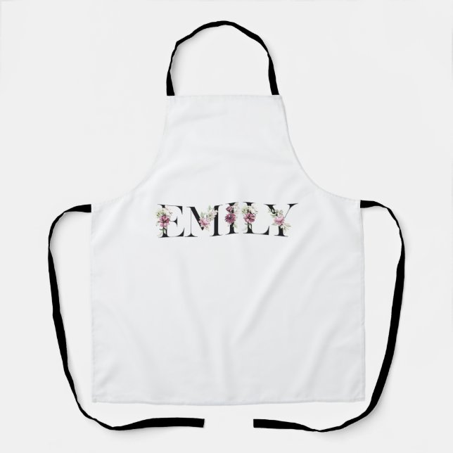 Delantal Nombre Emily (Anverso)