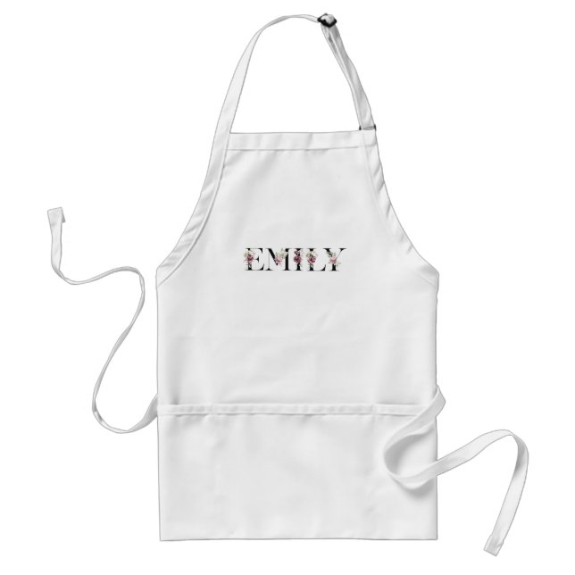 Delantal Nombre Emily (Frente)