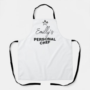 Delantal NOMBRE Personal Chef - Divertido Día de San Valent