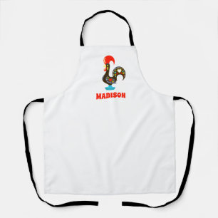 Delantal Nombre personalizado Barcelos Rooster portugués ne