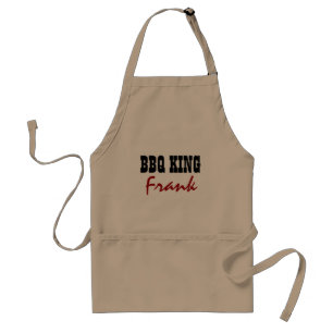 Delantal Nombre personalizado BBQ King aprons para hombres