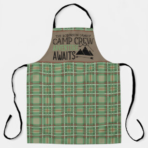 Delantal NOMBRE personalizado Cabina Camping Apron