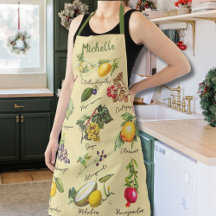 Nombre personalizado de colección de frutas de col