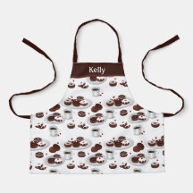 Nombre personalizado de Donut Baker Kids Apron