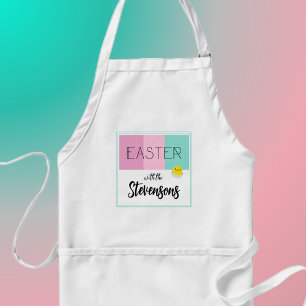 Delantal Nombre personalizado de Family Easter Apron