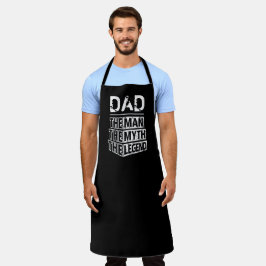 Delantal Nombre Personalizado El Hombre El Mito La Leyenda