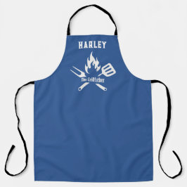 Delantal Nombre Personalizado El Padre Grill Apron