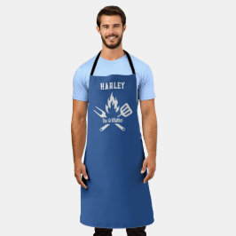 Delantal Nombre Personalizado El Padre Grill Apron