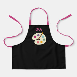 Delantal NOMBRE personalizado Escuela de arte Artista Apron