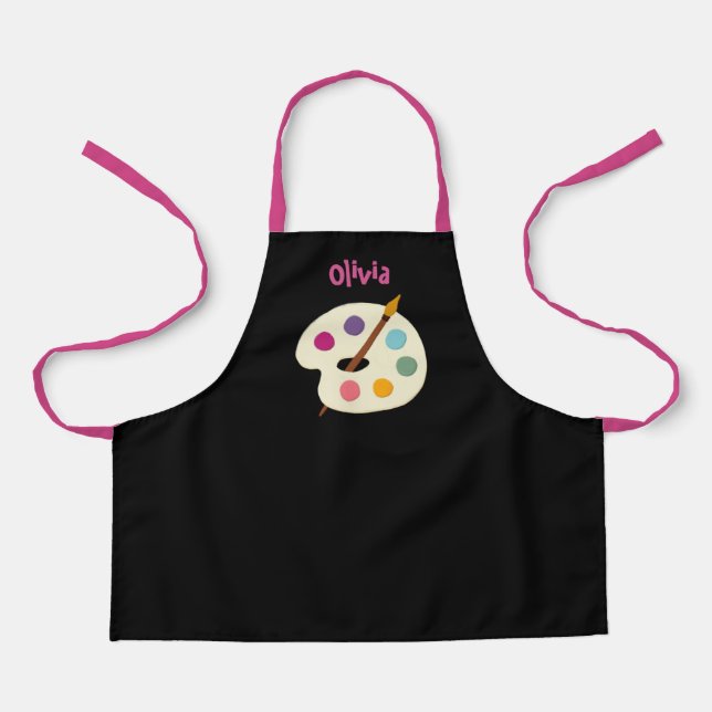 Delantal NOMBRE personalizado Escuela de arte Artista Apron