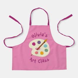 Delantal NOMBRE personalizado Escuela de arte Artista Apron