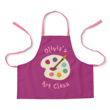 NOMBRE personalizado Escuela de arte Artista Apron