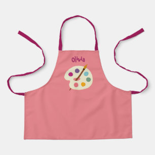 Delantal NOMBRE personalizado Escuela de arte Artista Apron