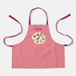 Delantal NOMBRE personalizado Escuela de arte Artista Apron