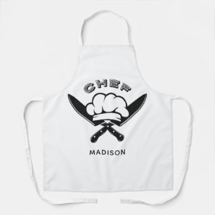 Delantal Nombre personalizado Logotipo del chef