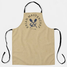 Nombre personalizado Master cheff kraft marrón rús