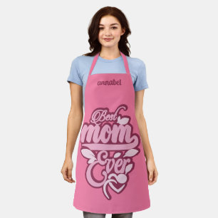 Delantal Nombre personalizado "Mejor Mamá De La Historia"