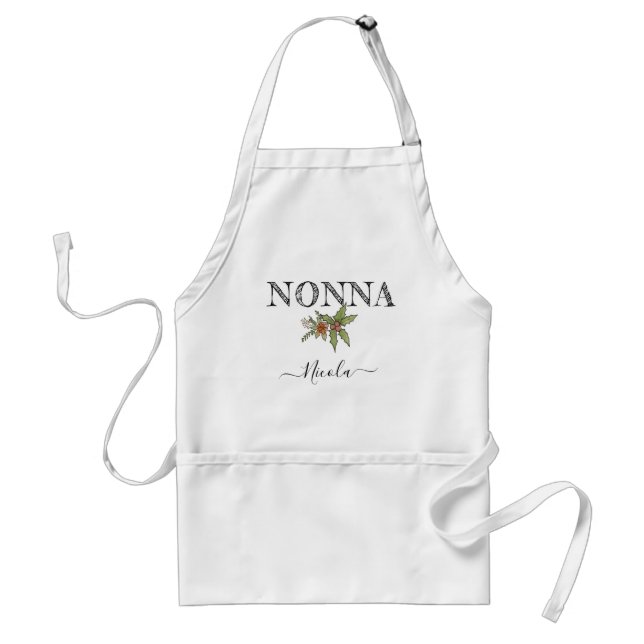 Delantal Nombre Personalizado No Apron Personalizado Con Bo (Frente)