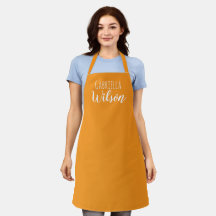 Nombres personalizados modernista naranja minimali