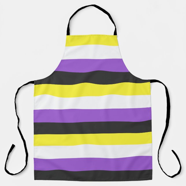 Delantal NonBinary Flag (Anverso)