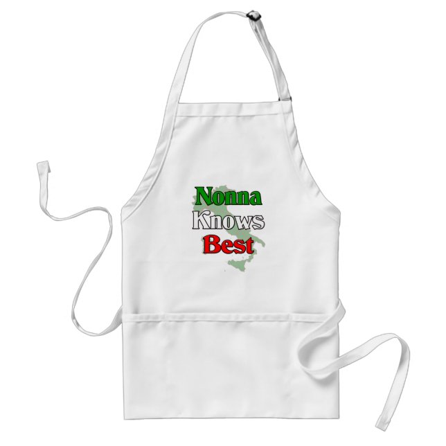 Delantal Nonna (abuela italiana) m sabe mejor (Frente)