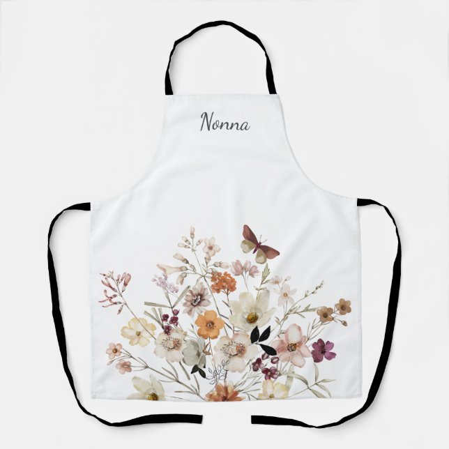 Delantal Nonna Floral (Anverso)