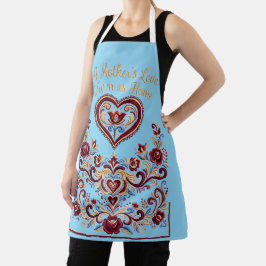 Delantal Nordic Rosemaling, Amor de Madre