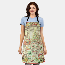Delantal North Pole Chickens, Apron