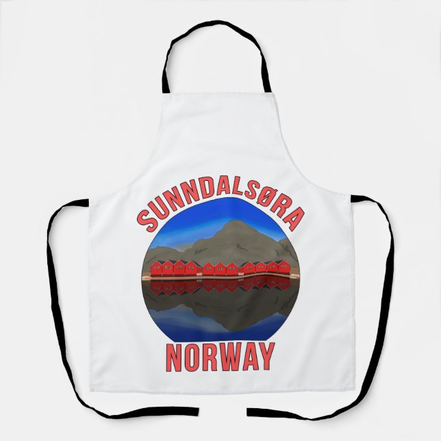 Delantal Noruega Sunndalsøra Travel Noruega (Anverso)