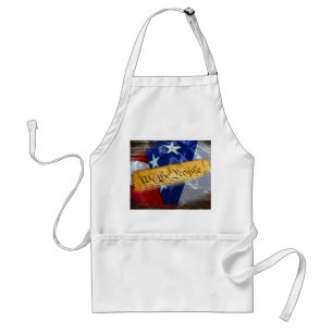 Delantal Nosotros, la bandera estadounidense del pueblo
