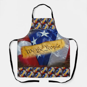 Delantal Nosotros, la bandera estadounidense del pueblo