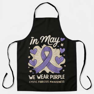 Delantal Nosotros Vestimos Morado Conciencia de Fibrosis Qu
