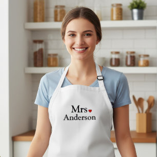 Delantal Novia personalizada