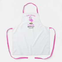 Novias Día de la boda Apron especial personalizado