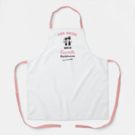 Delantal Novias Día de la boda Apron especial personalizado