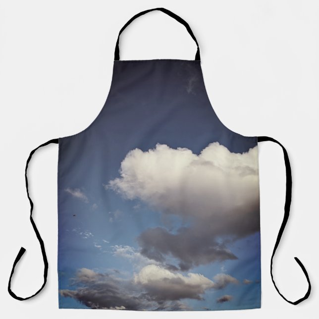 Delantal Nubes blancas oscuras (Anverso)