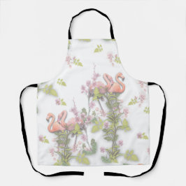 Delantal Nublado azul cielo y papel de repetición de Flamin