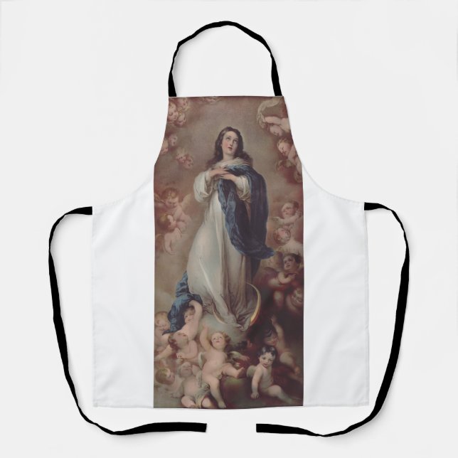 Delantal Nuestra Señora de la Inmaculada Concepción Arte (Anverso)