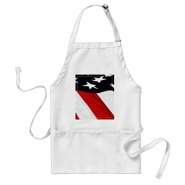 Delantal Nuestro Apron Adulto de Bandera (Frente)