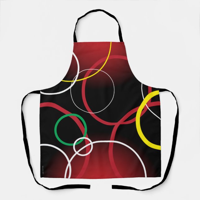 Delantal Nuevo Apron de impresión todo sobre el aerógrafo d (Anverso)