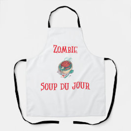 Delantal Nuevo diseño Apron Zombie de Halloween 2024 para a
