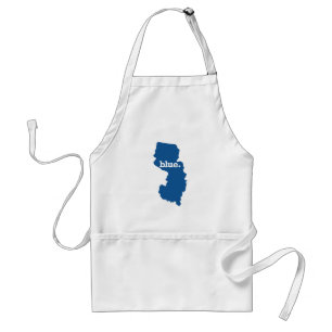 DELANTAL NUEVO ESTADO AZUL DE JERSEY